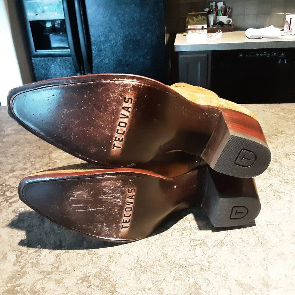 Tecovas "Daisy" Ankle boots 3 pairs Black/Brown/ Tan Suede - Picture 7 of 7
